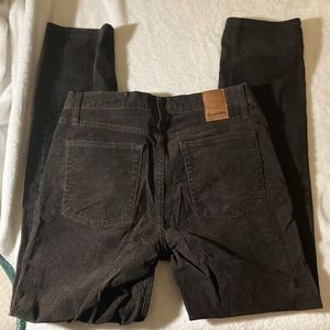 Brown corduroy jean pants